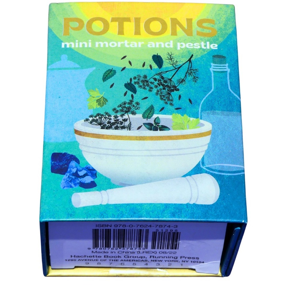 Potions Mini Mortar and Pestle Kit with Recipe Book New